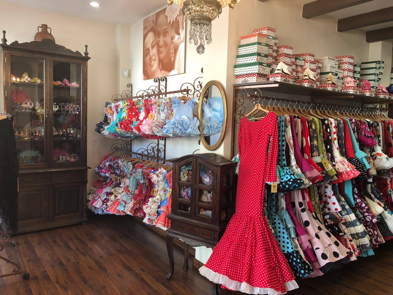 flamenca y complementos de comunión